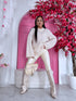 ELYNDI mohair sweater - light beige